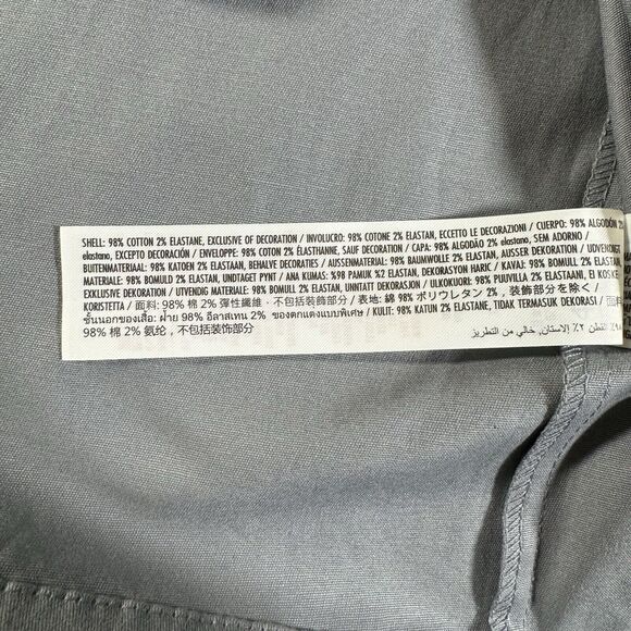 Disney Parks The Haunted Mansion Jacket Men's Large Shacket Button Up 4-Pocket - Picture 11 of 15